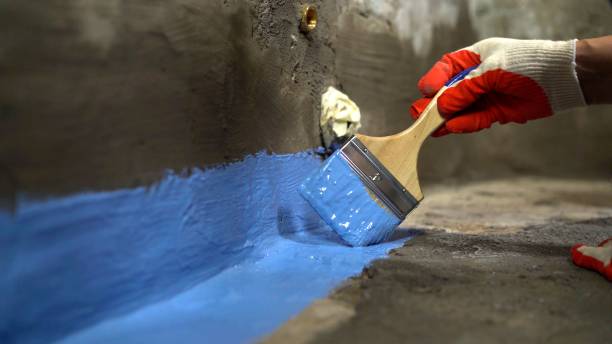 Commercial Wet Basement Repair project at a Palmyra, NY business property by SJ Waterproofing Pros